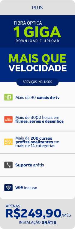 Internet Fibra Óptica 1GB