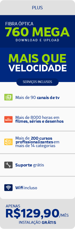 Internet Fibra Óptica 760MB