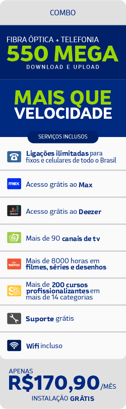 Internet + Telefonia + Max + Deezer 550MB