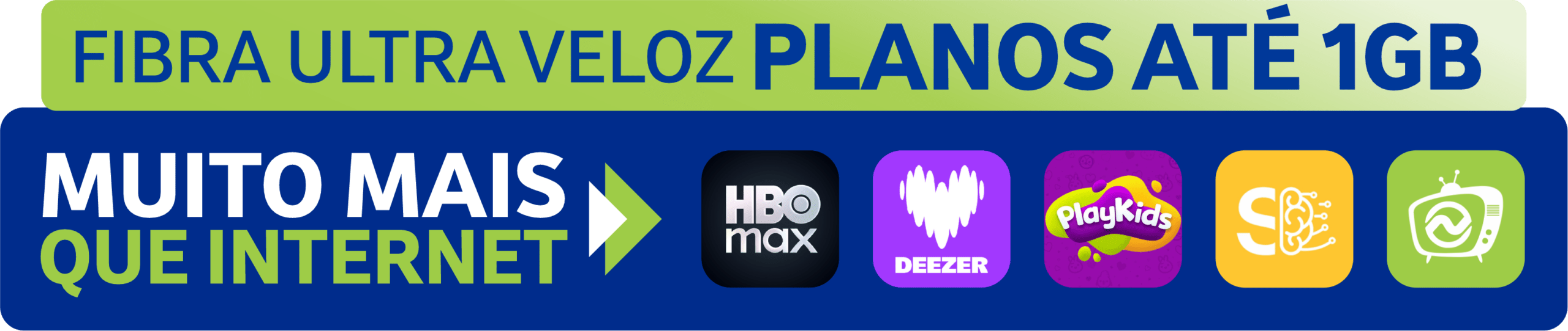 Fibra ultra veloz até 1GB mais que internet MOBILE